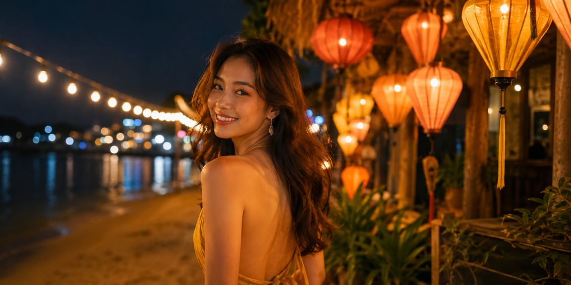 Người dùng Việt Nam đăng nhập và nhận cashback tại chợ đêm Hội An
